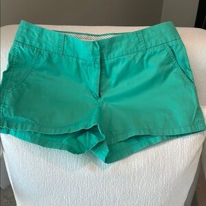 J. Crew Green  Shorts Casual Cotton Blend